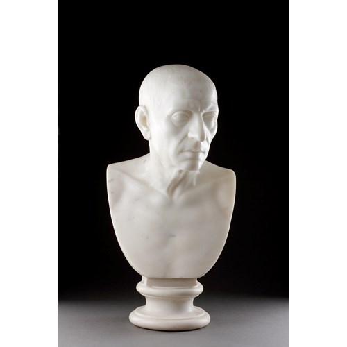 An ‘After the Antique’ Marble Portrait Bust of Cicero
